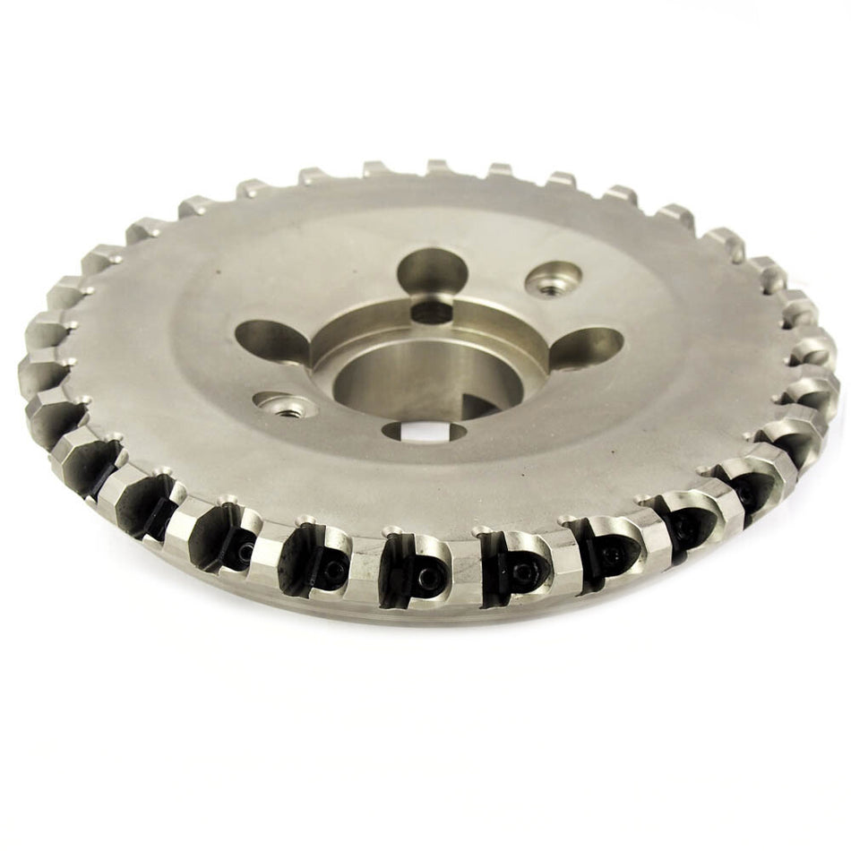 Hertel 45717485 Indexable Chamfer & Angle Face Mill 10" x 2-1/2" Arbor 31FL