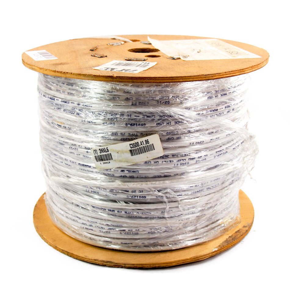 Carol Coaxial Cable 1000 Ft 20 AWG Natural C3500.41.86 -