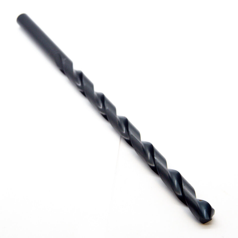 Interstate 01403302 Extra Length Drill Bit 0.4688" 118° HSS Oxide 10" OAL
