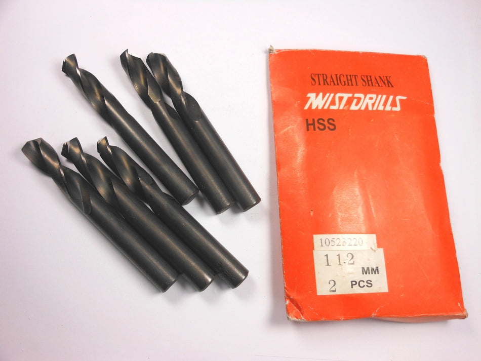 TWIST Screw Machine Drills 11.2mm 135° HSS Oxide (6 Pcs)