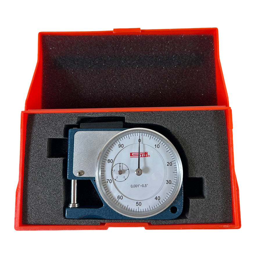 SPI 13-158-1 0 to 1/2" Measurement 0.001" Graduation Dial Thickness Gage