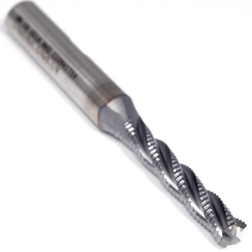 WIDIA HANITA Cobalt Corner Chamfer Roughing End Mill 1/4" 4FL TiCN 0.010" Cha...