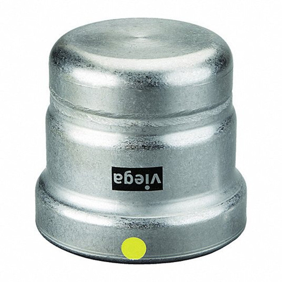 Viega 28860 2-1/2" Zinc-Nickel Plated Carbon Steel Cap -