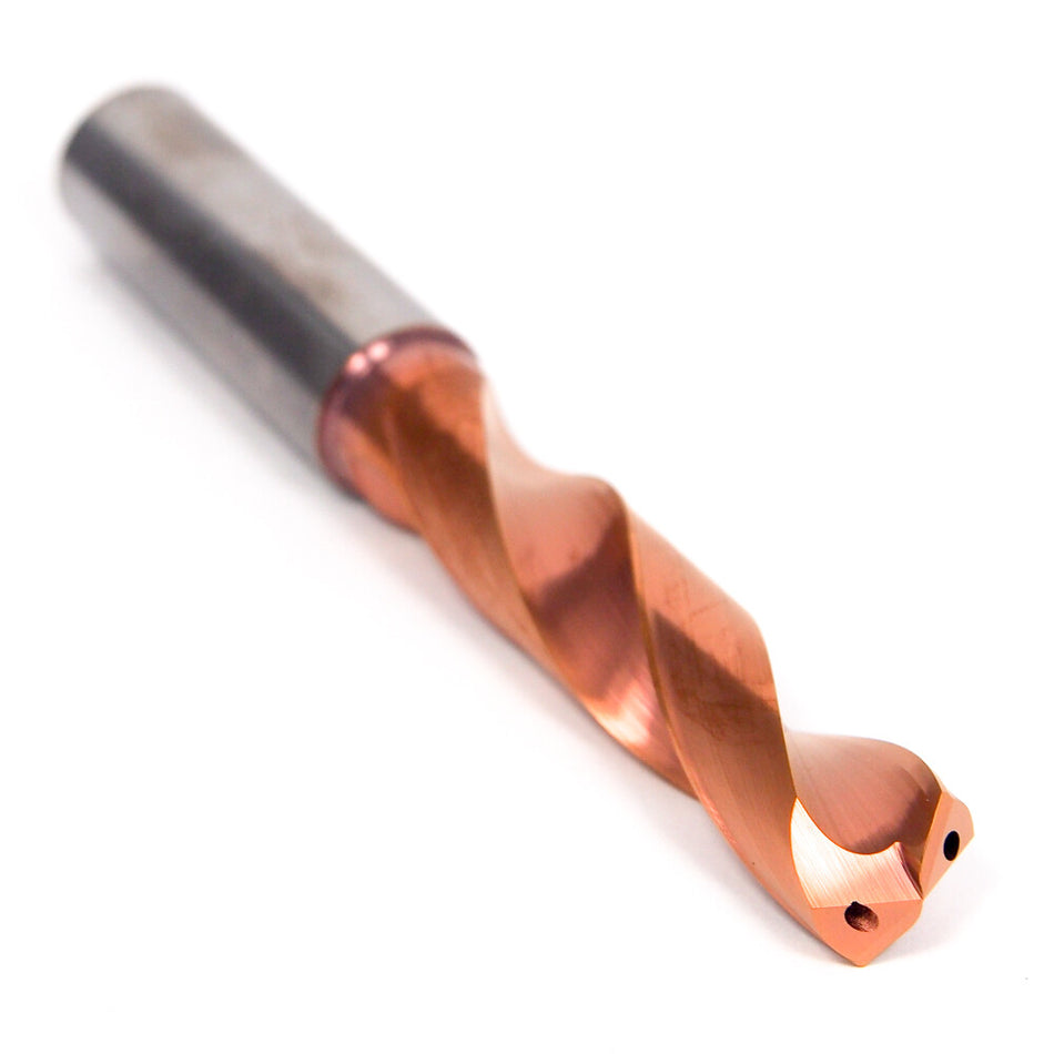 Sandvik R840-1240-30-A1A Carbide Jobber Drill 12.4mm 140° TiAlN 1220