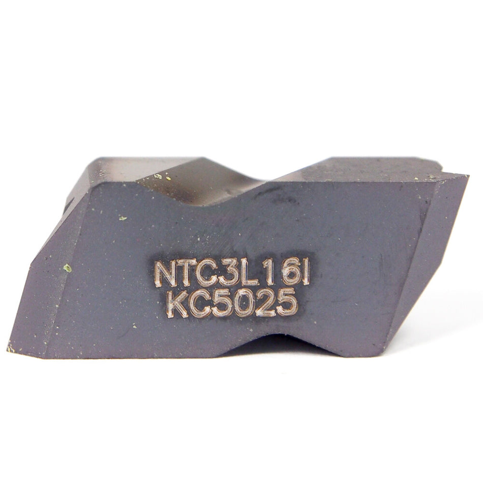 Kennametal 1799404 Carbide Grooving Insert NTC3L16I KC5025 (5 Pcs)