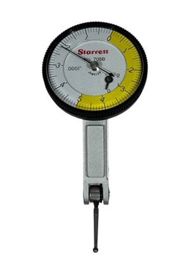 Starrett 708BZ 0.0200" Max 0-5-0 Dial Reading Horizontal Dial Test Indicator