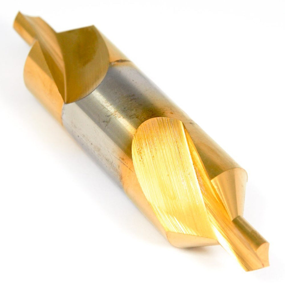 KEO Combination Double Drill/Countersink #9 2FL HSS TiN 10990-TiN (3 Pack)