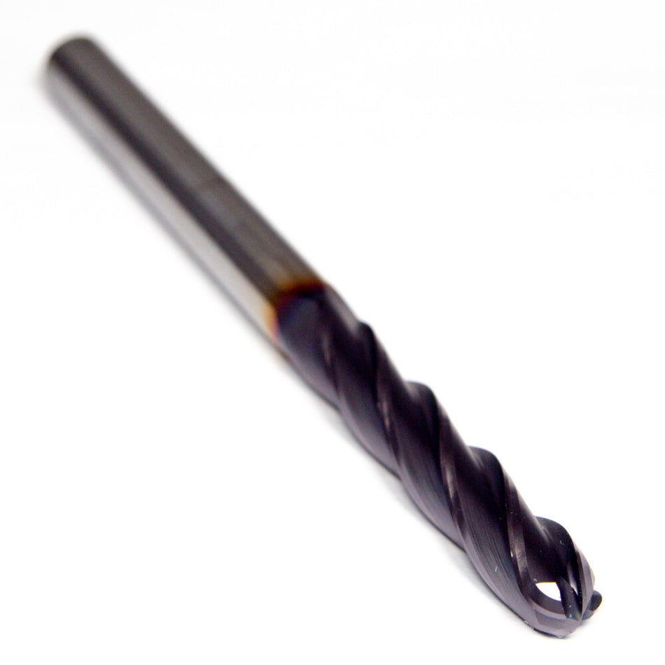 Niagara Cutter 53983 Carbide Ball End Mill 5/16" 4FL TiAlN CB430