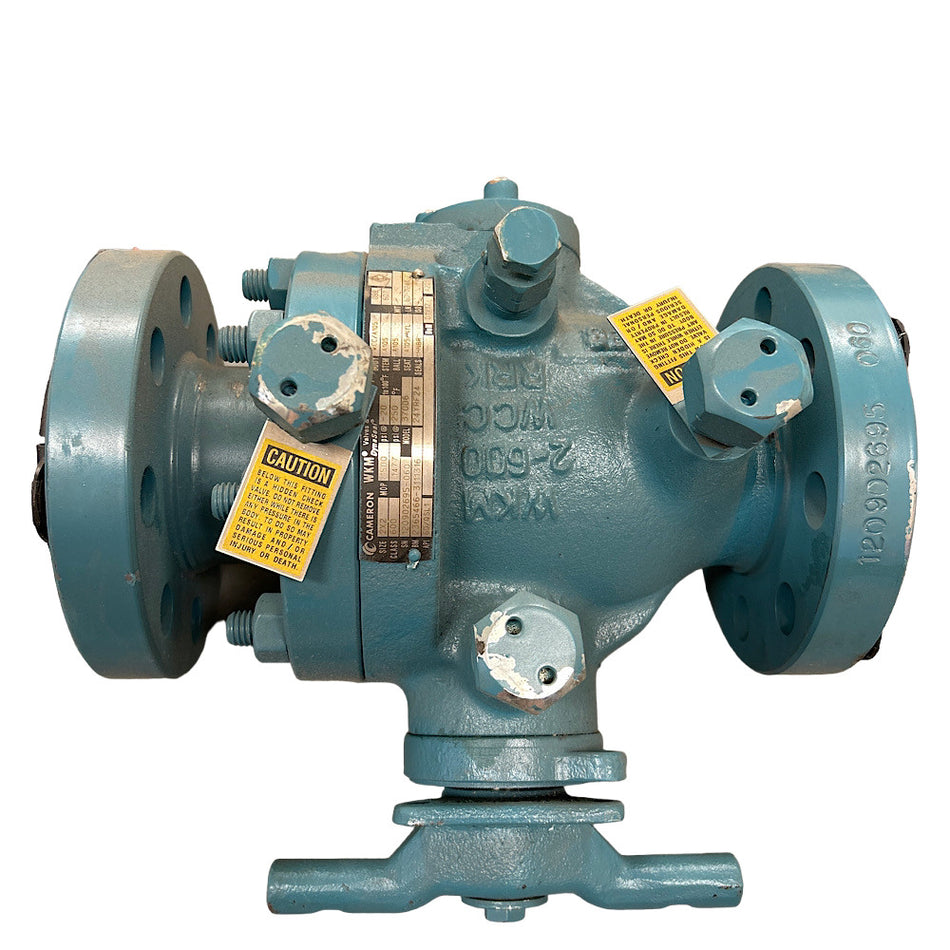 Cameron WKM 370D6 2" x 2" Class 150 24YRF24 Trunnion Mounted Ball Valve -