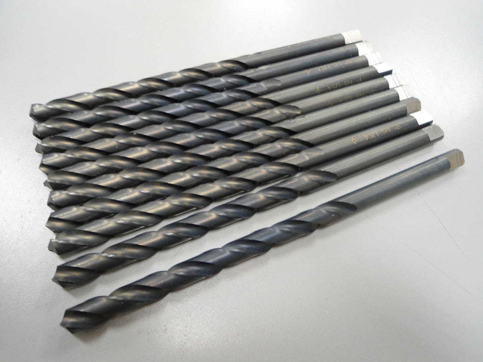 CLEVELAND Taper Length Drill Bits 0.3230" HSS Oxide (10 Pcs)