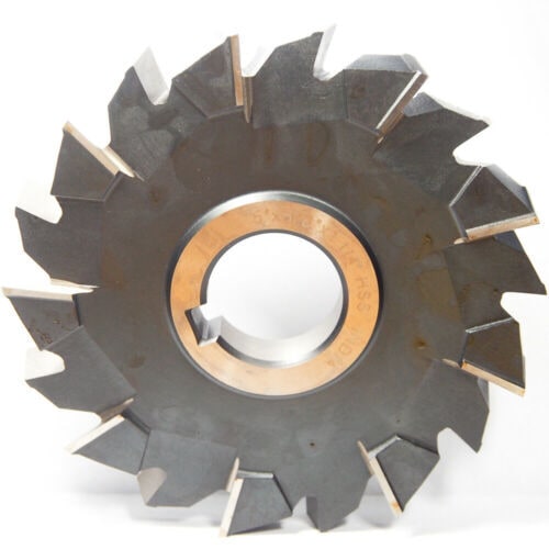INTERSTATE Side Milling Cutter 5" x 5/8" x 1-1/4" Arbor HSS 18T 03035409
