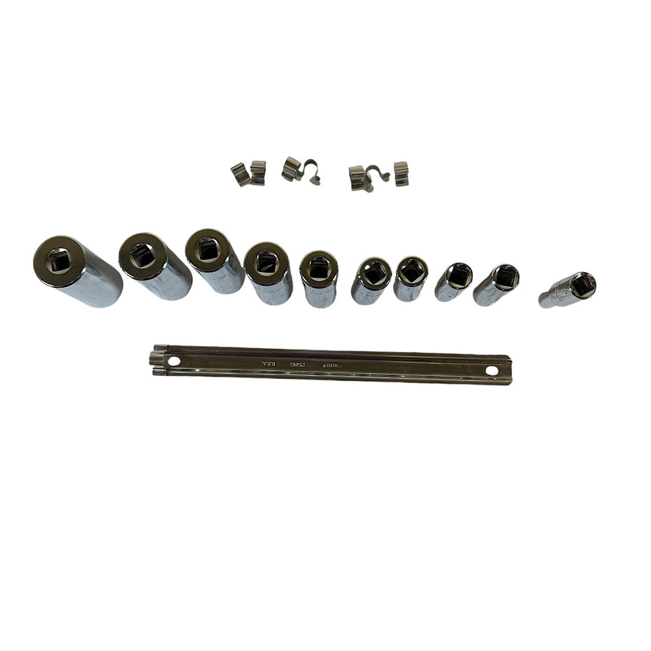 Proto J52107 3/8" Drive 10-Piece 12-Point Chrome Finish Socket Set