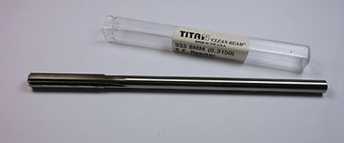 TITAN TR96136 Straight Reamer 0.3150" 6FL HSS 1-1/2" x 6" USA