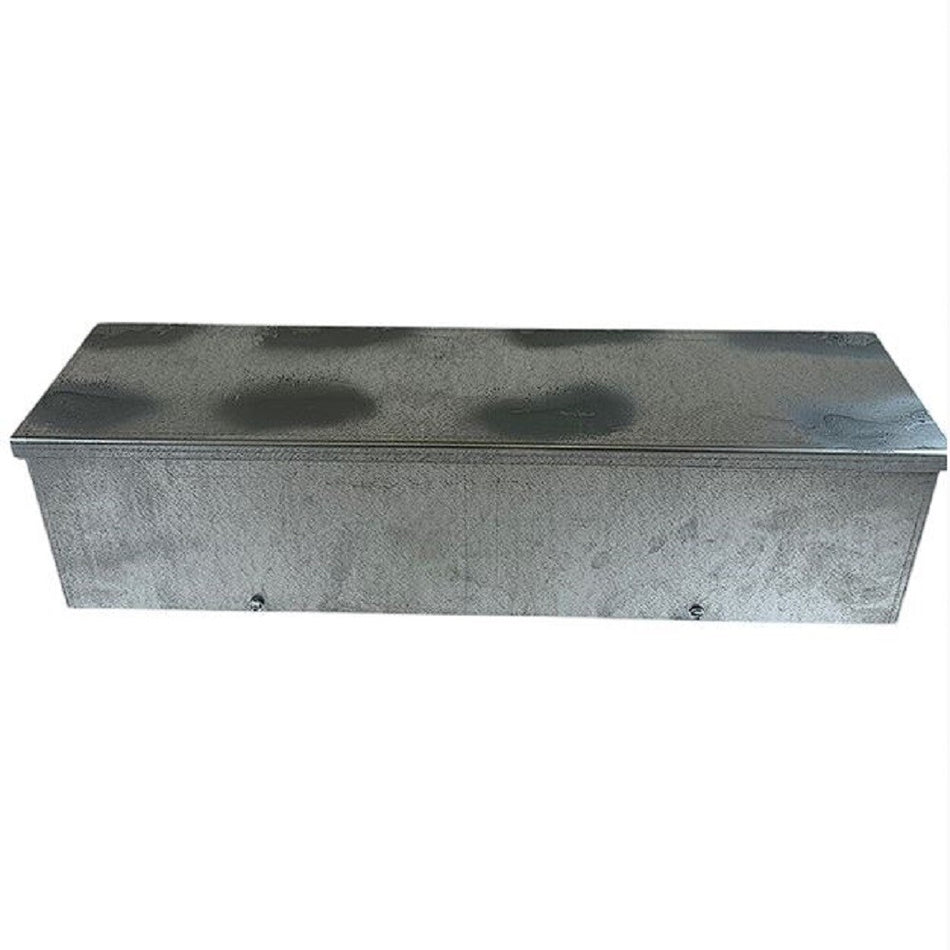 Wiegmann RSCG060624G 6" x 24" x 6" Galvanized Steel Wiring Trough Enclosure -