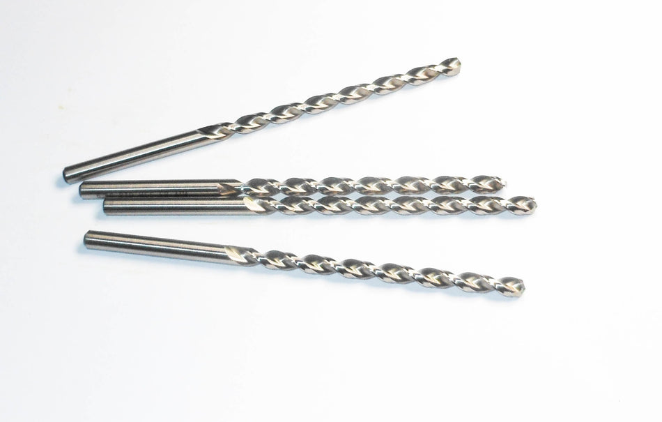 050068 Taper Length Drills 6.8mm HSS 135° 4-1/64" x 6-9/64" (4 Pcs)
