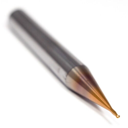 WALTER PROTOTYP Carbide Ball End Mill 0.8mm 2FL 0.4mm Radius 3D3167-7211154