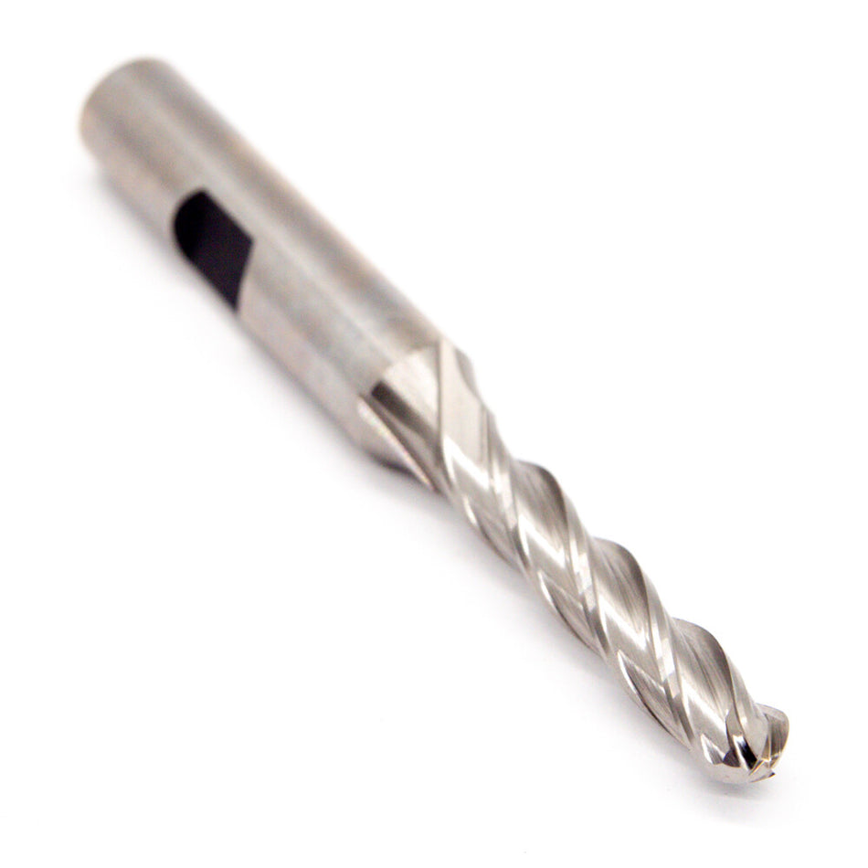 YG1 44297 Ball End Mill 1/4" 4FL HSSCo8 Bright E2021