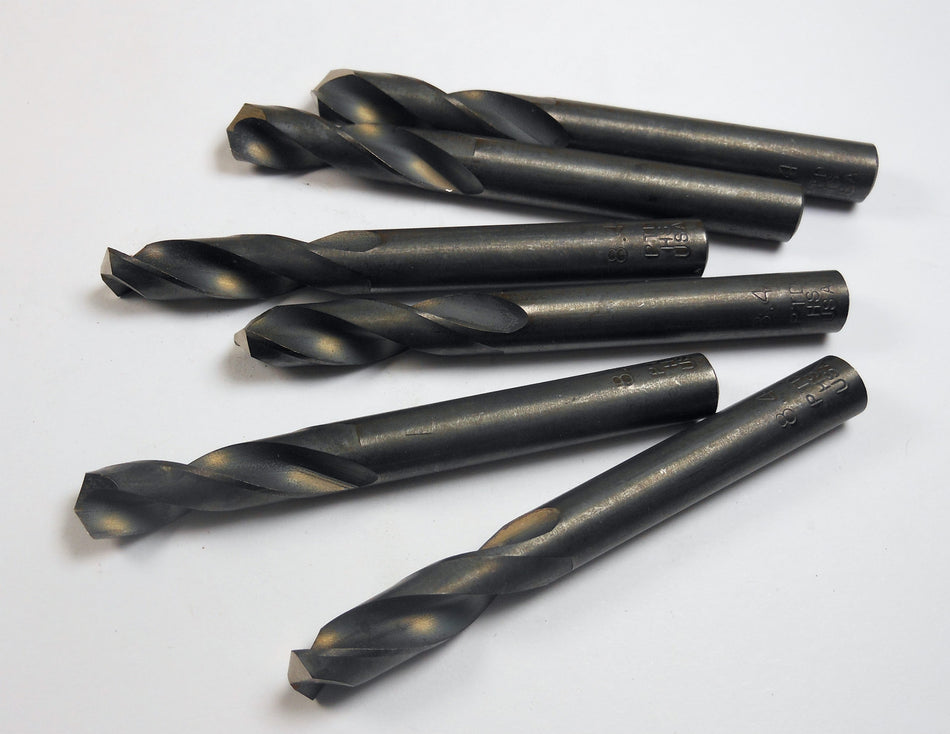 Screw Machine Drills 8.4mm HSS Oxide 135° 37mm x 79mm (6 Pcs)
