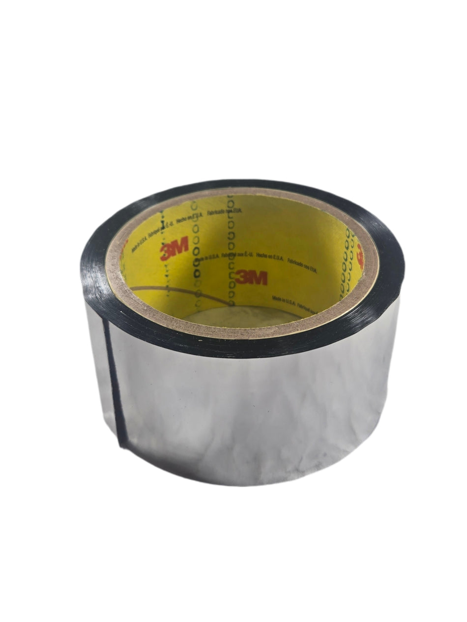 3M 87741 2" W x 36 Yard Silver High Strength Metalized Polyester Tape