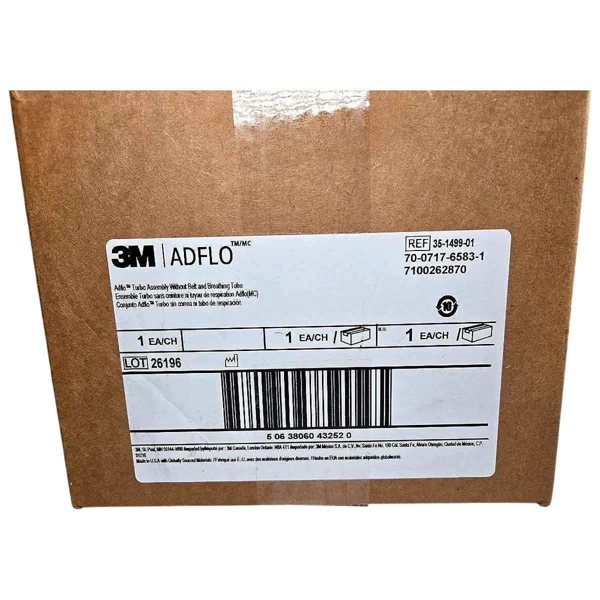 3M 35-1499-01 PAPR Turbo Blower Assembly