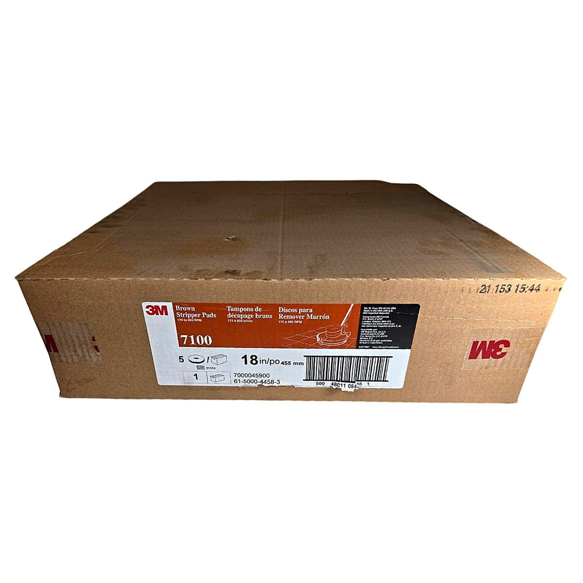 3M 7100-18 floor stripping pad