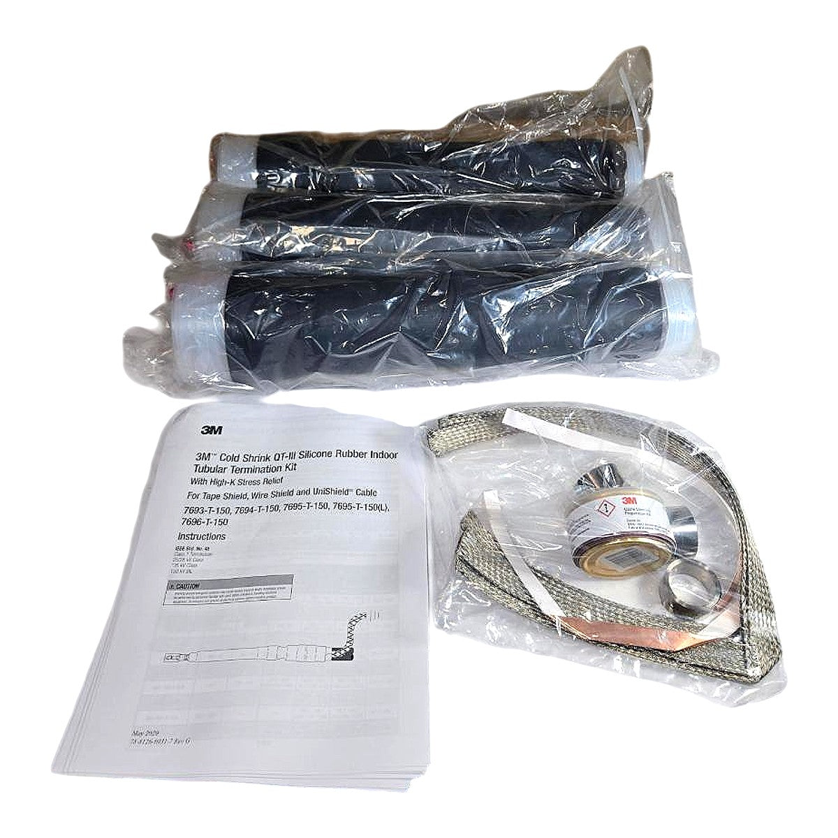 3M 7696-T-150 Cold Shrink Termination Kit