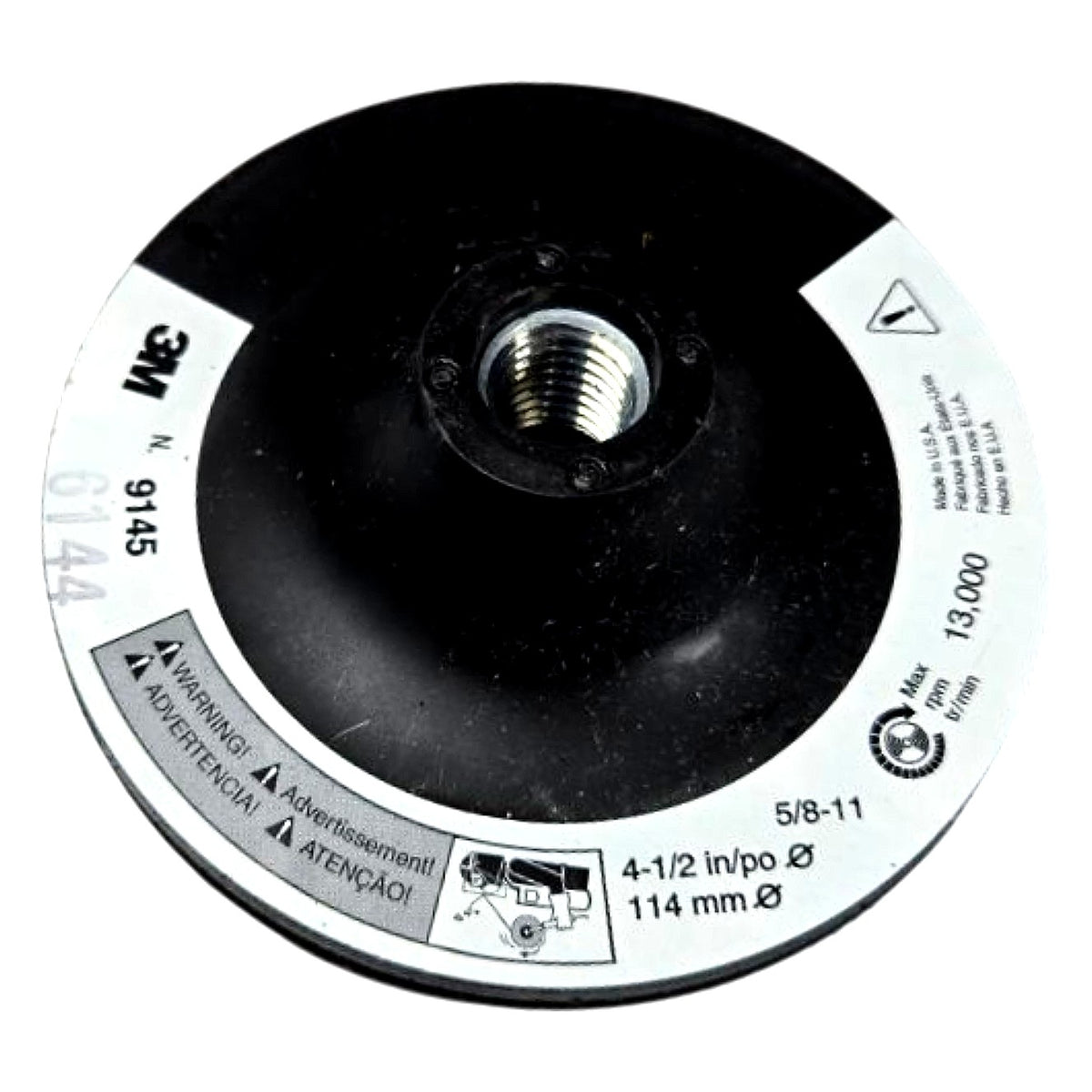 3M 9145 Hook & Loop Disc Pad Holder