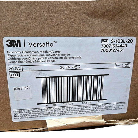 3M S-103L-20 PAPR Head Cover