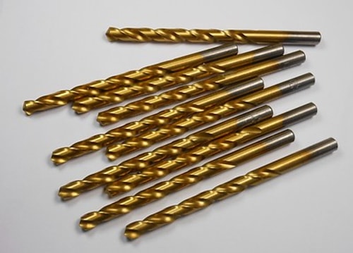 Jobber Length Drills "H" 0.266" HSS TiN 118° 4-1/8" OAL 70308 (10 Pcs)