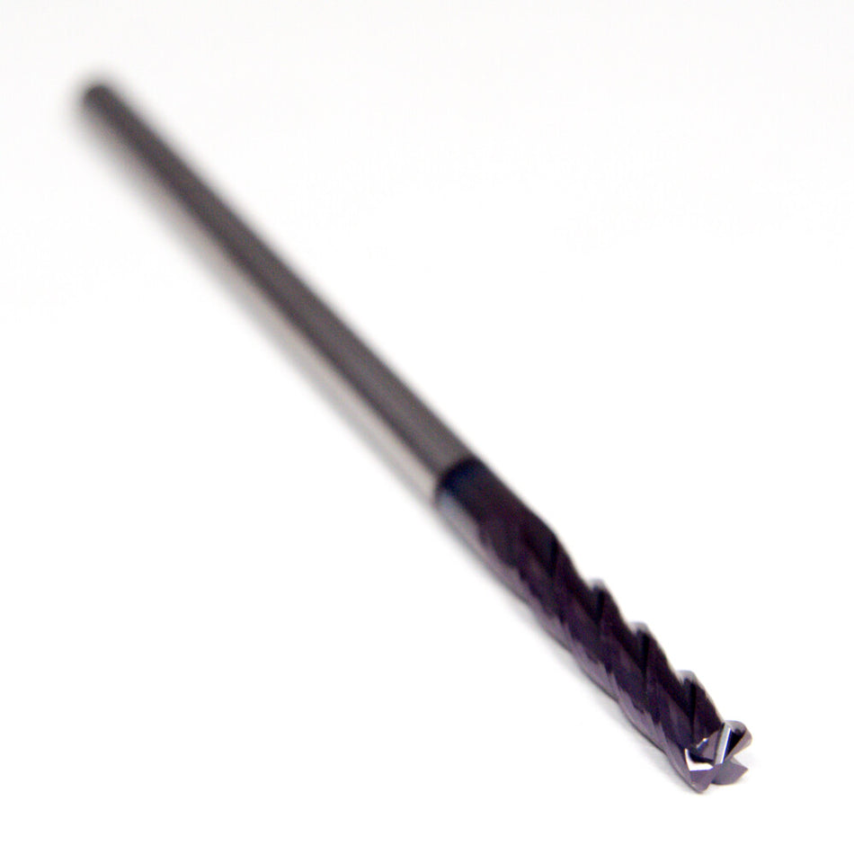 Harvey Tool 53708-C6 Carbide Corner Radius End Mill 1/8" 4FL AlTiN 0.015"