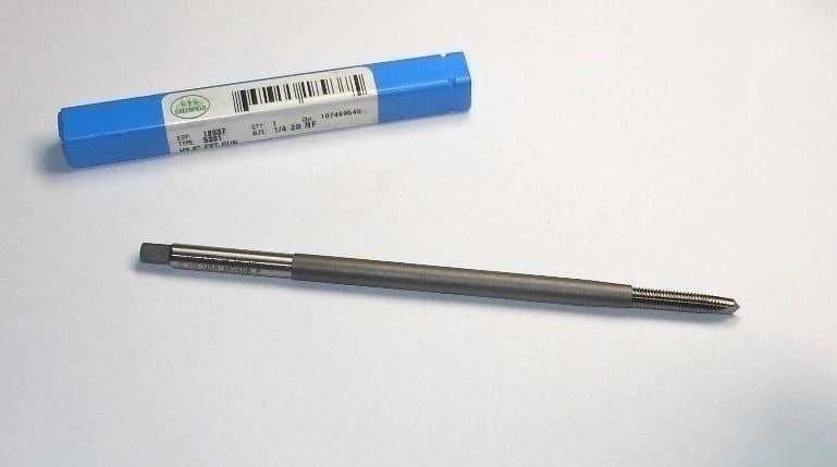 Plug Spiral Point Gun Ext Tap 1/4-28 H3 2FL HSS UNF 6" OAL 18937