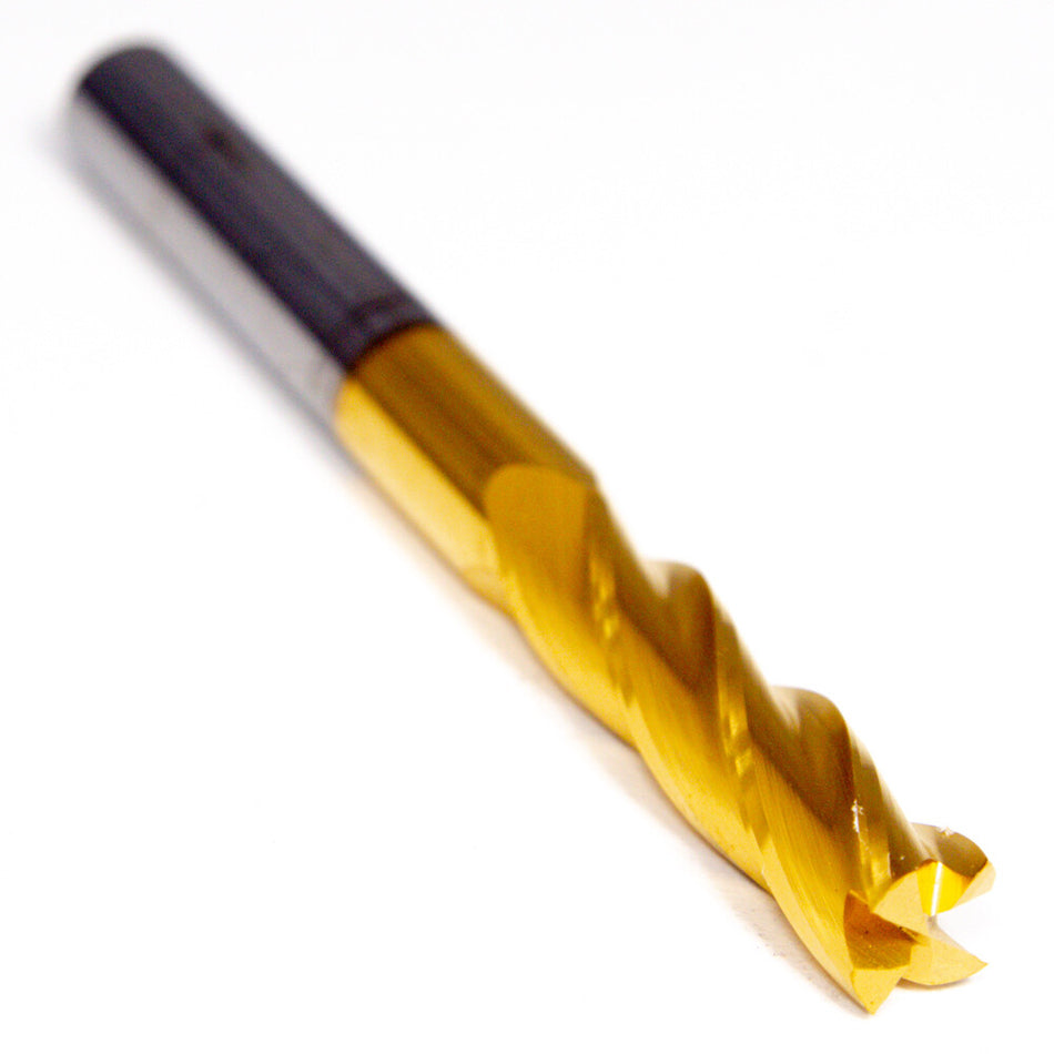 Melin CCMG-1010-L-TiN Carbide Square End Mill 5/16" 4FL TiN