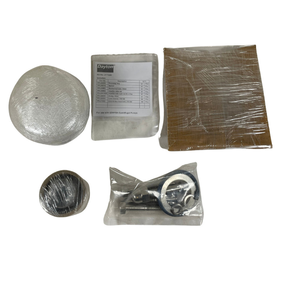Dayton 21TG89 Pump Repair Kit Compatible with Dayton 2ZWY8