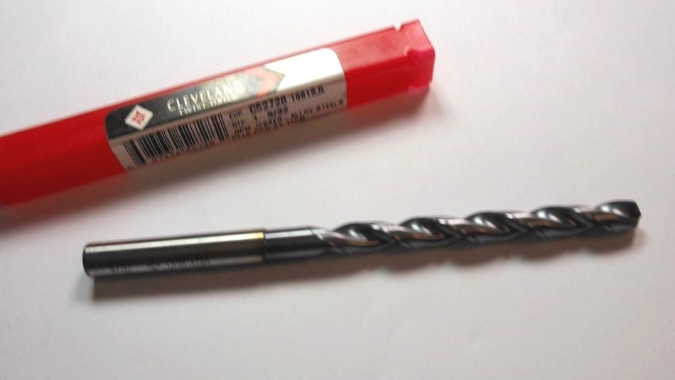 CLEVELAND Jobber Length Drill 9/32" PM TiCN 118° C52728