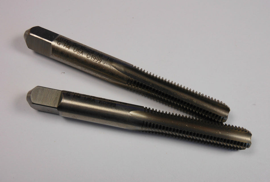 Bottoming Hand Taps 5/16-24 H4 4FL HSS UNF (2 Pcs)