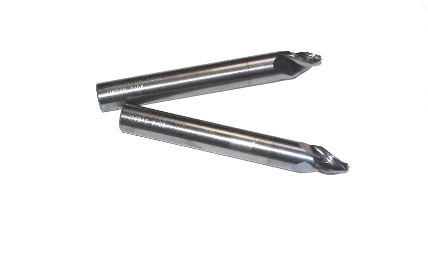 DUMBARTON Carbide Tapered End Mills 3FL TiCN 3" 500882-T-5  (2 Pcs)