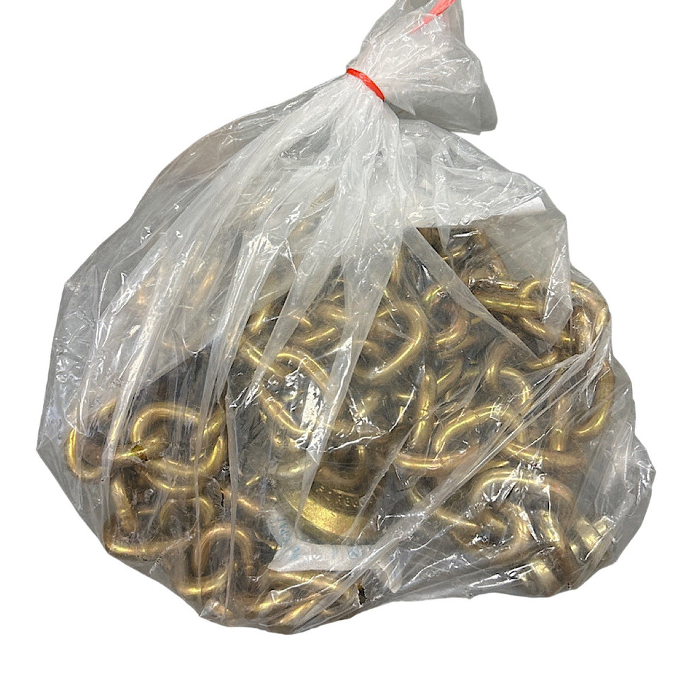 Peerless H3226-6220 1/2" x 20' Yellow Clevis Grab Hooks Tie Down Chains