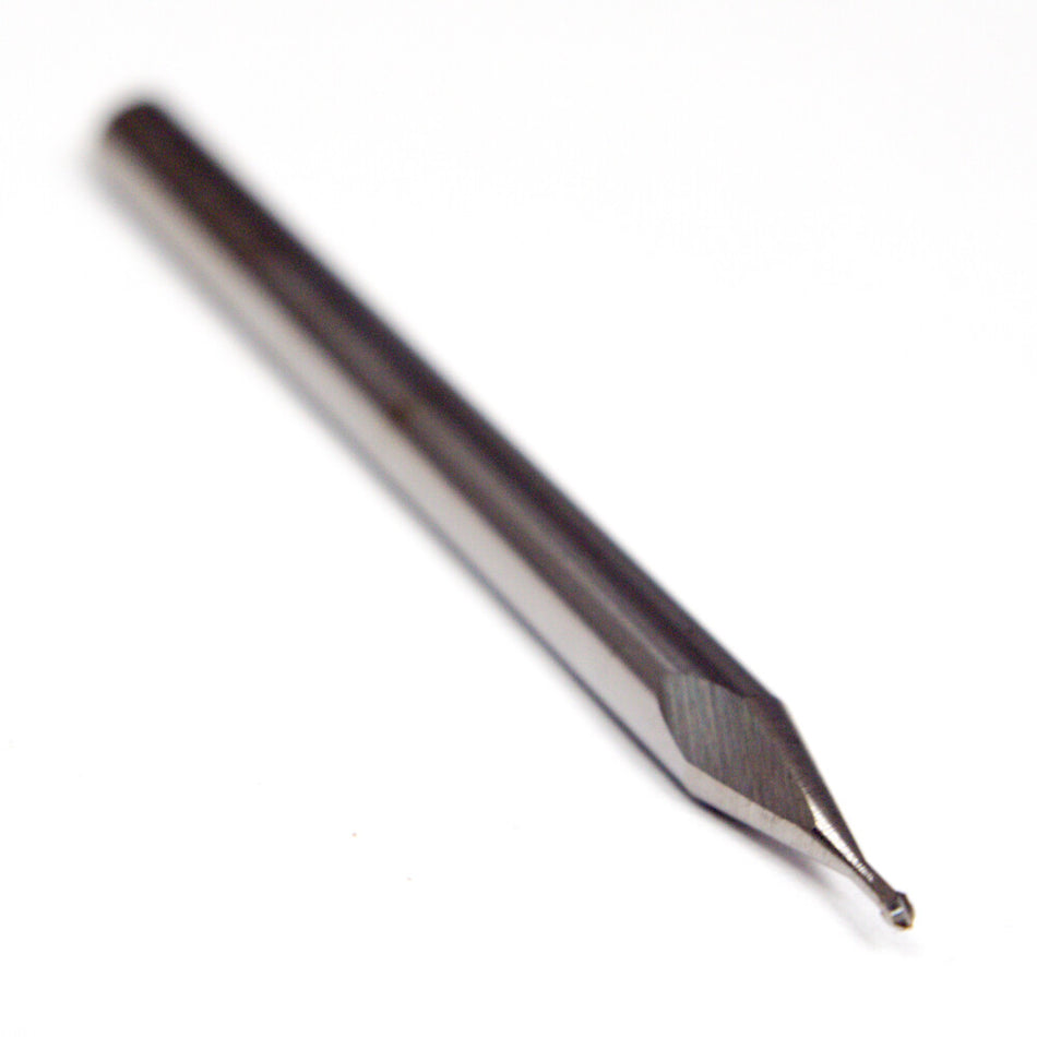 Harvey 2311M Carbide Ball Undercutting End Mill 1mm 2FL 270° Uncoated