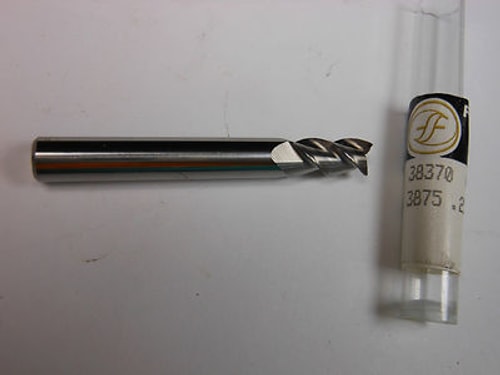 FULLERTON Dura-Carb Square End Mill 1/4" 3FL CC 38370
