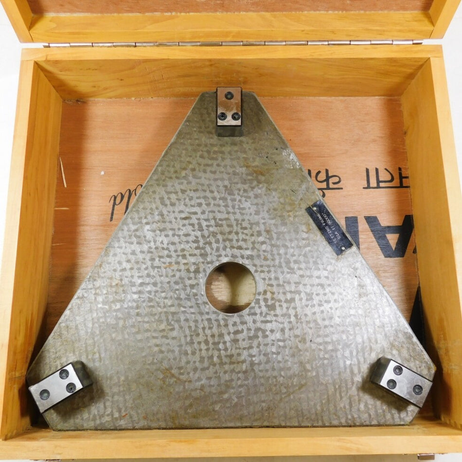 SPI 10-762-3 11.000" Triangle Hole Mike Setting Frame