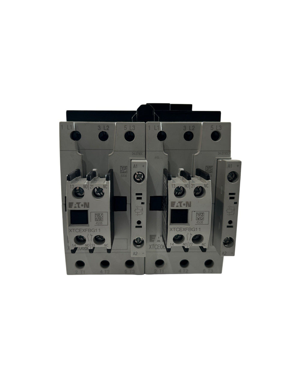 Eaton XTCR065D11TD-GR 24-27V DC Coil 65A 3P 1NO/1NC IEC Magnetic Contactor