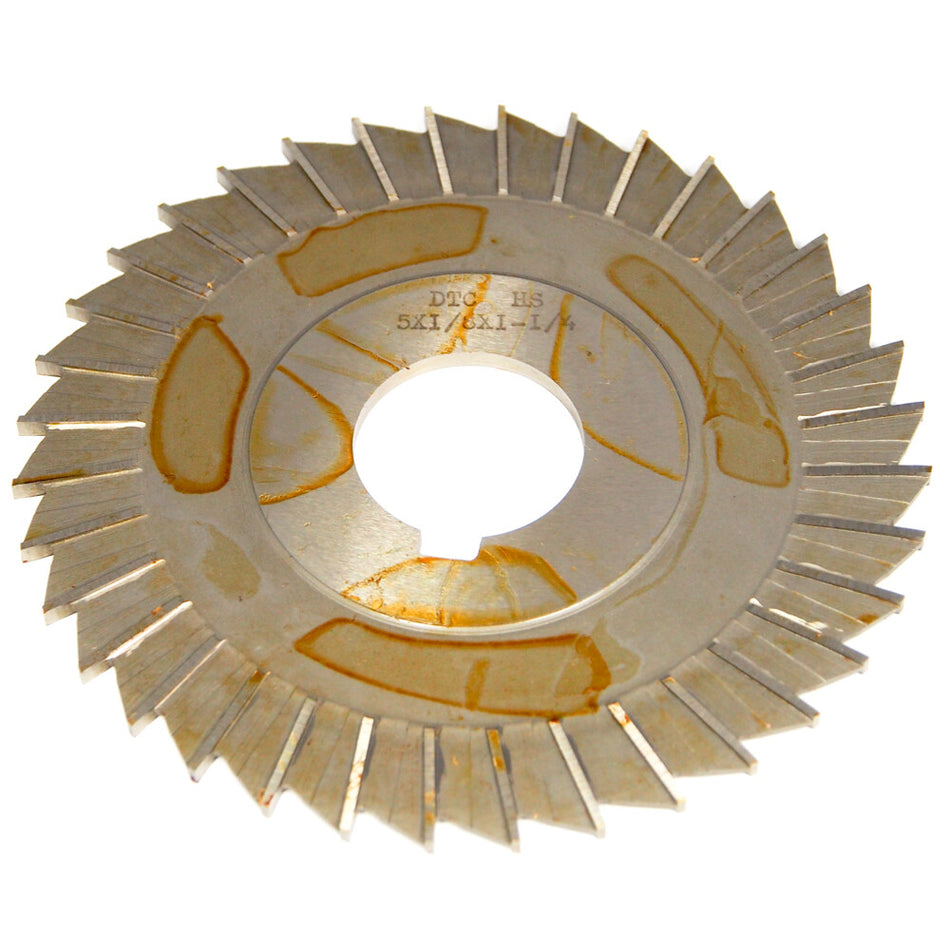 03145091 Straight Tooth Side Chip Saw 5" x 1/8" x 1-1/4" Arbor HSS 40T
