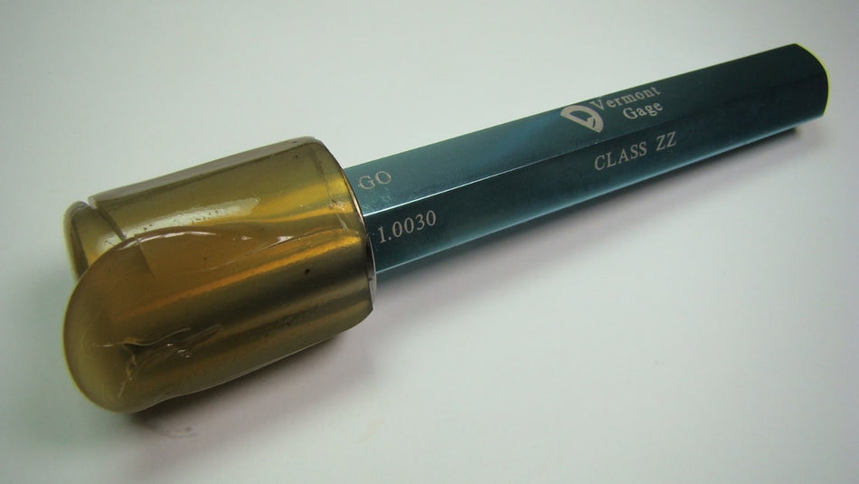 VERMONT GAGE STL 1.0030" Class ZZ No-Go Trilock Assy Gage