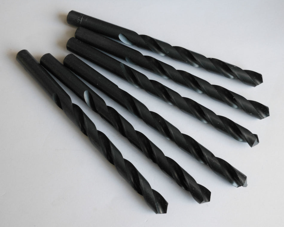 Jobber Length Drills "T" 0.3580" 118° HSS 3-1/2" x 4-7/8" (6 Pcs)