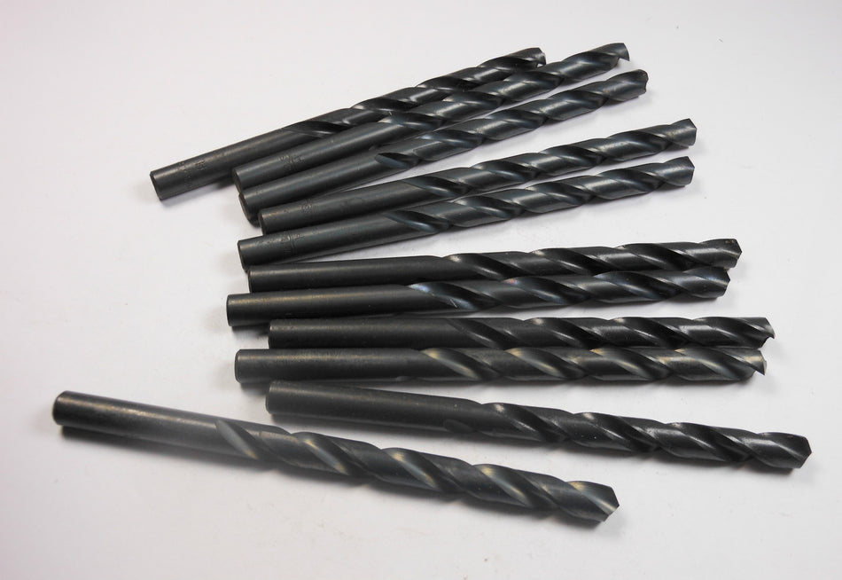 Jobber Length Drills "H" 0.266" HSS Oxide 118° 2-7/8" LOC x 4-1/8" (11 Pcs)