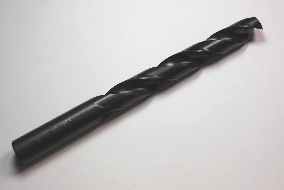 Jobber Length Drill 11/16" HSS Oxide 118° 5-5/8" LOC x 7-5/8" OAL