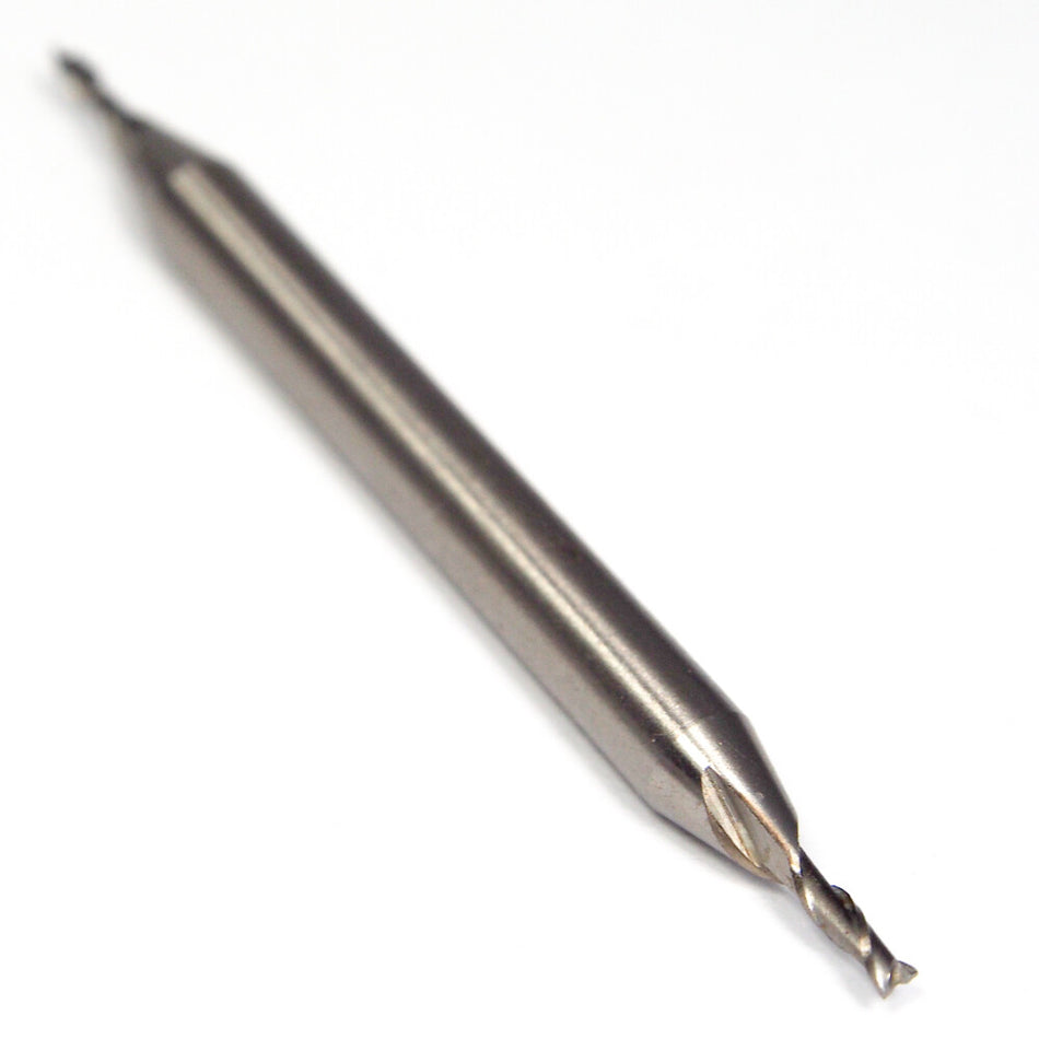 Interstate 01780048 Square Double End Mill 1/16" 2FL HSS Uncoated