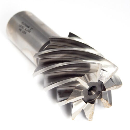 Putnam 93123 Square End Mill 2" 8FL HSS Bright
