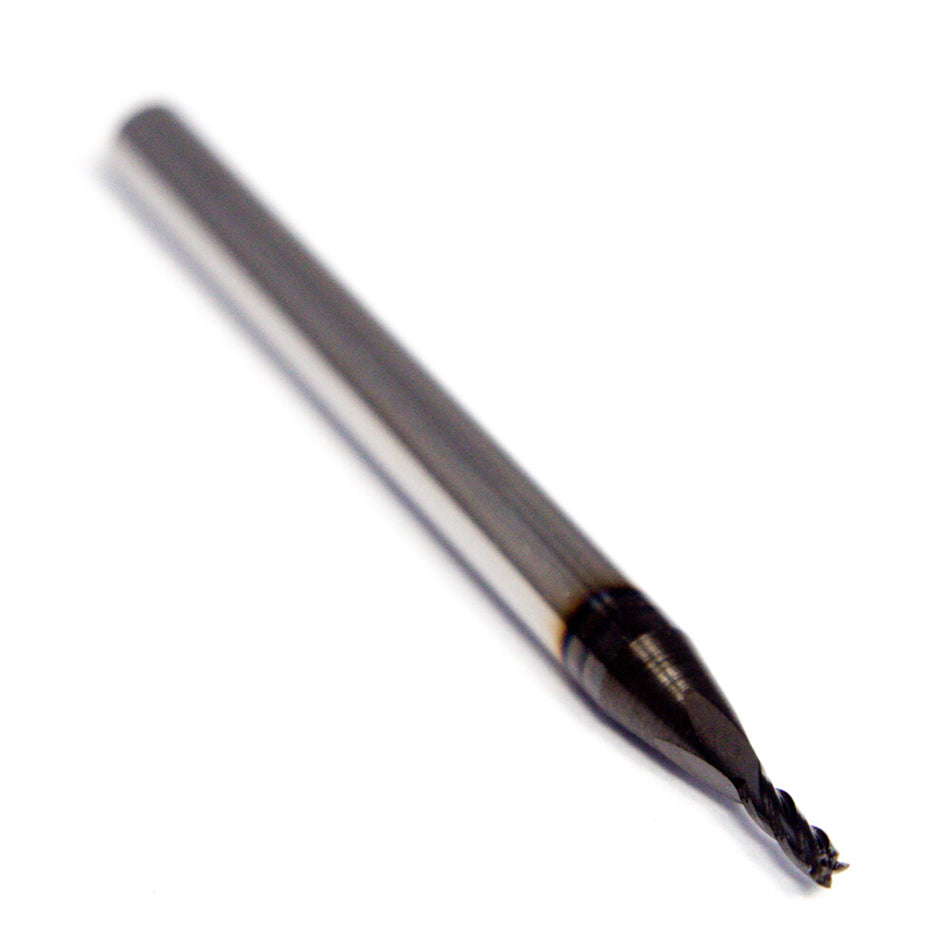RoundTool Laboratories MPL4SD1 Carbide End Mill 1.2mm 4FL D1 - PVD Diamond