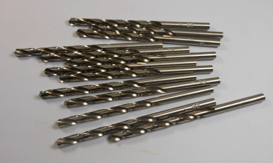 Jobber Length Drills #10 HSS 118° 2-7/16" LOC x 3-5/8" OAL (12 Pcs)